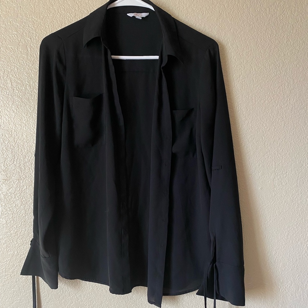 Candie’s Black Blouse
